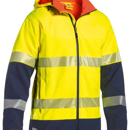 Bisley Taped Hi Vis Ripstop Bonded Fleece Jacket