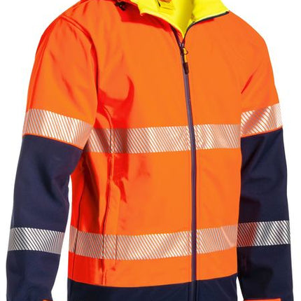 Bisley Taped Hi Vis Ripstop Bonded Fleece Jacket