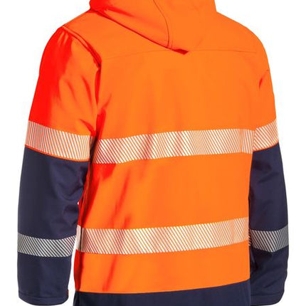 Bisley Taped Hi Vis Ripstop Bonded Fleece Jacket
