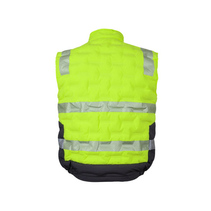 Hi-Vis Puffer Vest – Slim Fit, Graphene-Enhanced Warmth & Free Logo Print