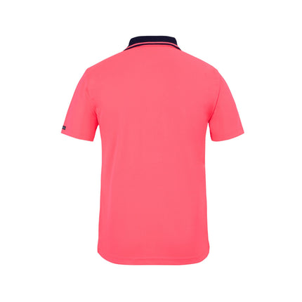 Hi-Vis Traditional Polo Shirt – No Cuff, Custom Logo Print Included