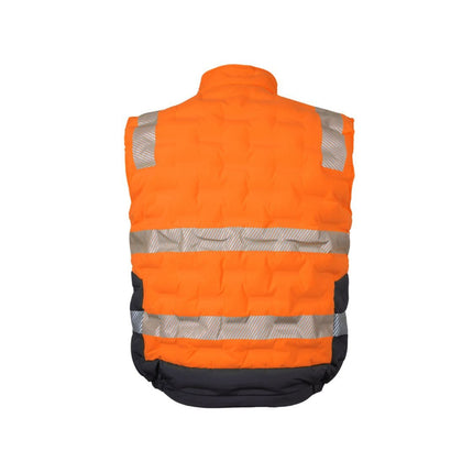 Hi-Vis Puffer Vest – Slim Fit, Graphene-Enhanced Warmth & Free Logo Print