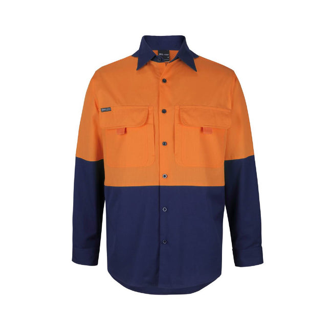 Hi Vis Long Sleeve Ripstop Fishing Shirt