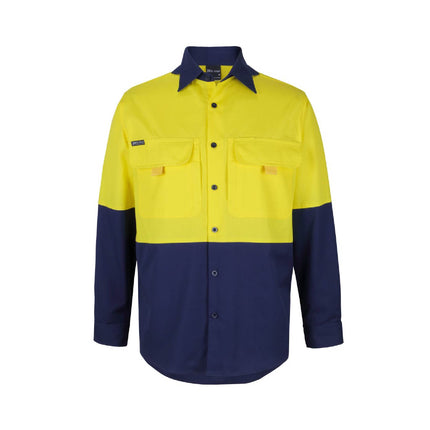 Hi Vis Long Sleeve Ripstop Fishing Shirt