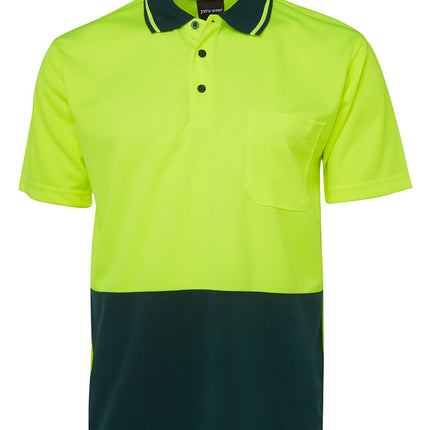 JB's Wear Hi Vis Non Cuff Traditional Polo Shirt