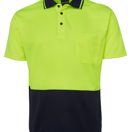 JB's Wear Hi Vis Non Cuff Traditional Polo Shirt