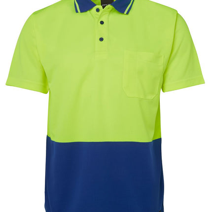 JB's Wear Hi Vis Non Cuff Traditional Polo Shirt