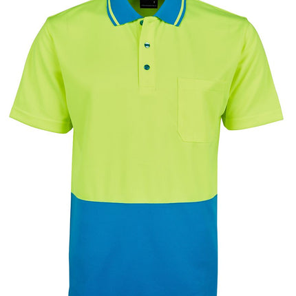 JB's Wear Hi Vis Non Cuff Traditional Polo Shirt