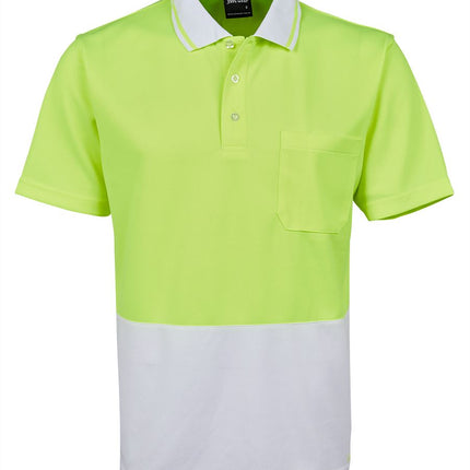 JB's Wear Hi Vis Non Cuff Traditional Polo Shirt