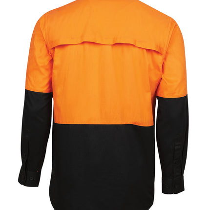 JB's Wear Hi Vis Long Sleeve Light Weight Work Shirt
