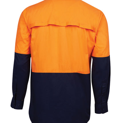 JB's Wear Hi Vis Long Sleeve Light Weight Work Shirt