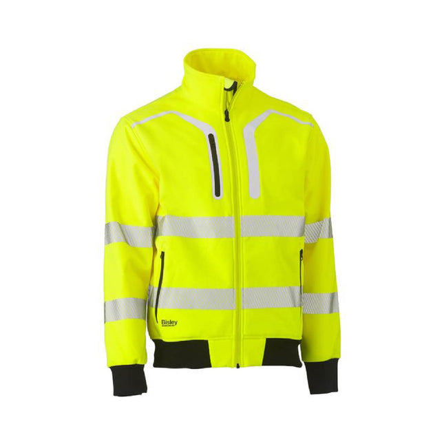 Taped Hi Vis Soft Shell Bomber Jacket